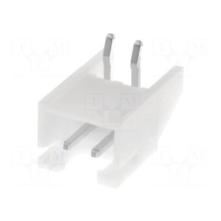 Wire-board | socket | male | XH | 2.5mm | PIN: 2 | THT | 250V | 3A | -25÷85°C