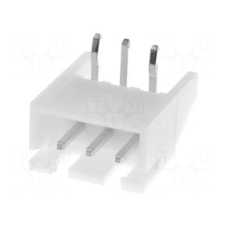 Wire-board | socket | male | XH | 2.5mm | PIN: 3 | THT | 250V | 3A | -25÷85°C