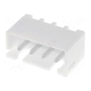 Socket | wire-board | male | XH | 2.5mm | PIN: 4 | THT | 250V | 3A | -25÷85°C