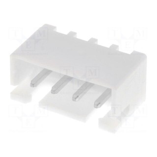 Wire-board | socket | male | XH | 2.5mm | PIN: 4 | THT | 250V | 3A | -25÷85°C