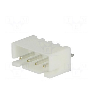 Wire-board | socket | male | XH | 2.5mm | PIN: 4 | THT | 250V | 3A | -25÷85°C