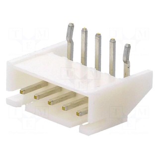 Socket | wire-board | male | XH | 2.5mm | PIN: 5 | THT | 250V | 3A | -25÷85°C