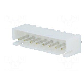 Socket | wire-board | male | XH | 2.5mm | PIN: 8 | THT | 250V | 3A | -25÷85°C