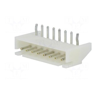 Wire-board | socket | male | XH | 2.5mm | PIN: 8 | THT | 250V | 3A | -25÷85°C