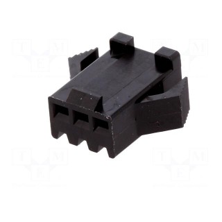 Wire-wire | plug | female | SM | 2.5mm | PIN: 3 | w/o contacts | for cable