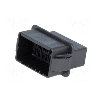 Wire-wire | plug | male | J2000 | 2.5mm | PIN: 16 | for cable | 250V | 4.6A