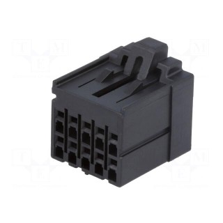 Plug | wire-wire/PCB | female | J2000 | 2.5mm | PIN: 10 | for cable | 250V
