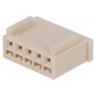 Wire-board | plug | female | 2.5mm | PIN: 5 | w/o contacts | for cable