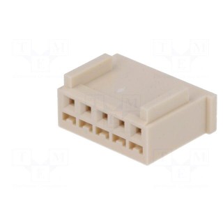 Wire-board | plug | female | 2.5mm | PIN: 5 | w/o contacts | for cable