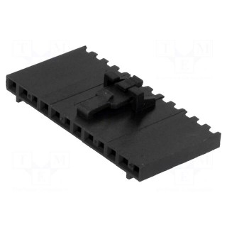 Plug | wire-board | female | 2.54mm | PIN: 12 | w/o contacts | for cable