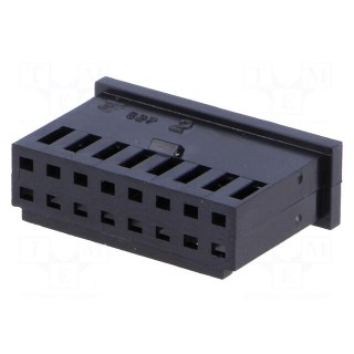 Plug | wire-board | female | AMPMODU MOD II | 2.54mm | PIN: 16