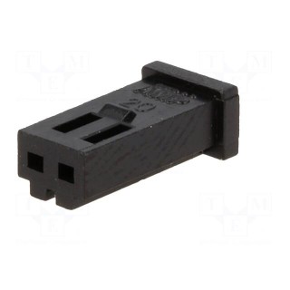 Plug | wire-board | female | AMPMODU MOD II | 2.54mm | PIN: 2 | for cable