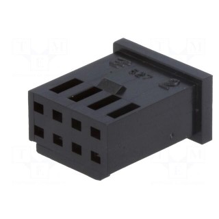 Plug | wire-board | female | AMPMODU MOD II | 2.54mm | PIN: 8 | for cable