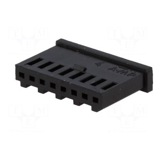 Plug | wire-board | female | AMPMODU MOD II | 2.54mm | PIN: 8 | for cable