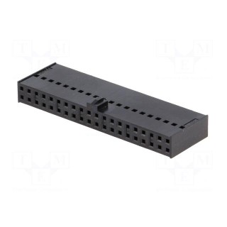 Plug | wire-board | female | C-Grid III | 2.54mm | PIN: 40 | w/o contacts