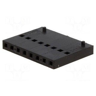 Plug | wire-board | female | C-Grid III | 2.54mm | PIN: 8 | w/o contacts