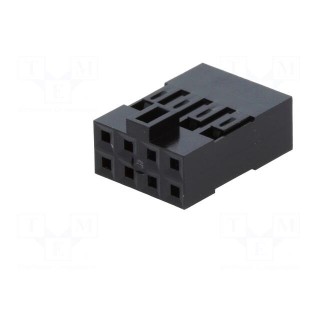 Plug | wire-board | female | Mini-PV | 2.54mm | PIN: 8 | w/o contacts