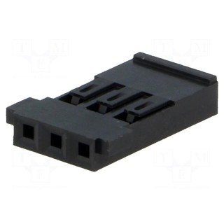 Plug | wire-board | female | Mini-PV | 2.54mm | PIN: 3 | w/o contacts