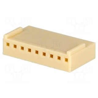 Plug | wire-board | female | NS25 | 2.54mm | PIN: 9 | w/o contacts | 250V