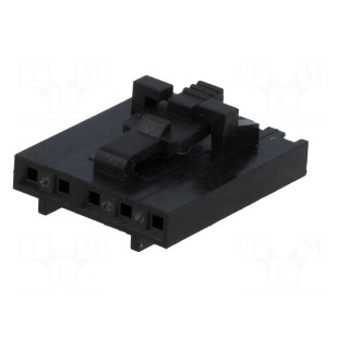 Plug | wire-wire/PCB | female | SL | 2.54mm | PIN: 5 | w/o contacts