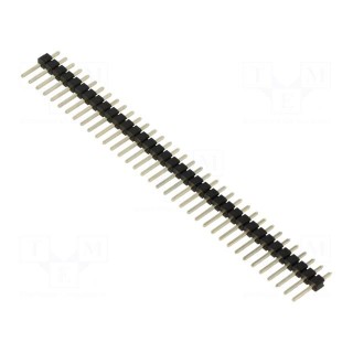 Pin header | pin strips | male | 2.54mm | PIN: 36 | THT | on PCBs