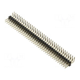 Pin header | pin strips | male | 2.54mm | PIN: 72 | THT | on PCBs