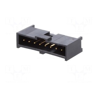 Socket | IDC | male | C-Grid III | 2.54mm | PIN: 8 | THT | gold-plated