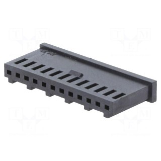 Socket | wire-board | female | AMPMODU MOD II | 2.54mm | PIN: 12 | THT