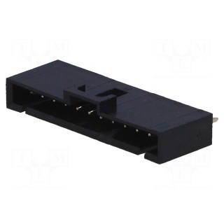 Socket | wire-board | male | 2.54mm | PIN: 12 | THT | 2.5A | tinned | 250V