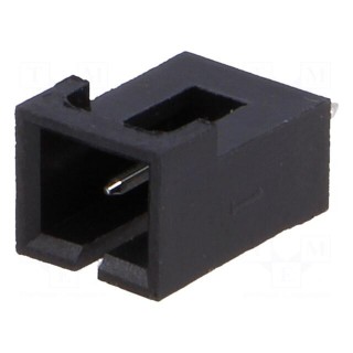 Socket | wire-board | male | 2.54mm | PIN: 2 | THT | 2.5A | tinned | -25÷85°C