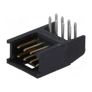 Socket | wire-board | male | AMPMODU MOD II | 2.54mm | PIN: 8 | THT