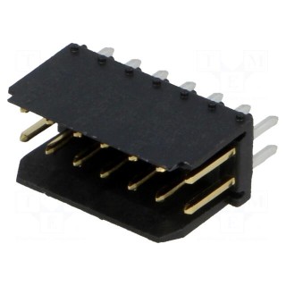 Socket | wire-board | male | DUBOX | 2.54mm | PIN: 14 | THT | 3A | Layout: 2x7