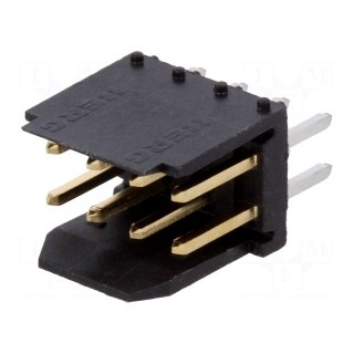 Socket | wire-board | male | DUBOX | 2.54mm | PIN: 8 | THT | 3A | gold-plated