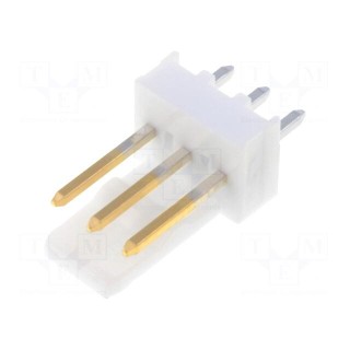 Socket | wire-board | male | KK 254 | 2.54mm | PIN: 3 | THT | 4A | tinned