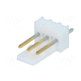 Socket | wire-board | male | KK 254 | 2.54mm | PIN: 3 | THT | 4A | tinned