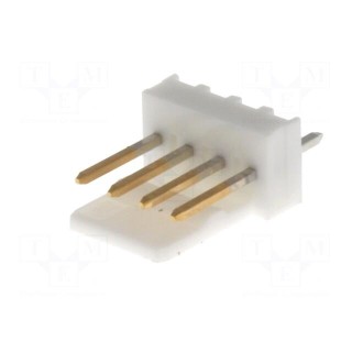 Socket | wire-board | male | KK 254 | 2.54mm | PIN: 4 | THT | 4A | Layout: 1x4