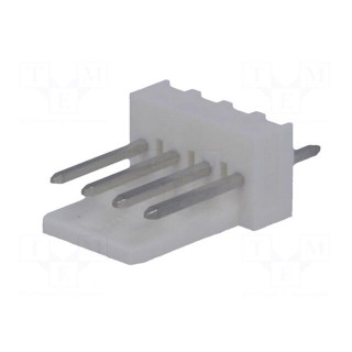 Socket | wire-board | male | KK 254 | 2.54mm | PIN: 4 | THT | 4A | tinned