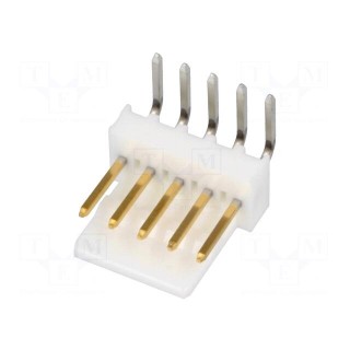 Socket | wire-board | male | KK 254 | 2.54mm | PIN: 5 | THT | 4A | Layout: 1x5
