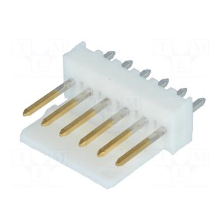 Socket | wire-board | male | KK 254 | 2.54mm | PIN: 6 | THT | gold-plated