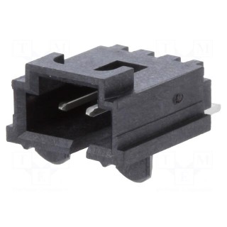Socket | wire-board | male | SL | 2.54mm | PIN: 3 | SMT | tinned | horizontal