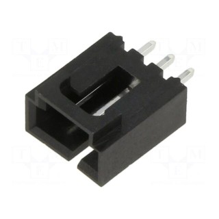 Socket | wire-board | male | SL | 2.54mm | PIN: 3 | THT | gold-plated