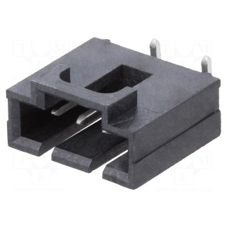 Socket | wire-board | male | SL | 2.54mm | PIN: 4 | SMT | tinned | vertical