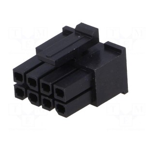 Plug | wire-board | female | Minitek® Pwr 3.0 | 3mm | PIN: 8 | for cable