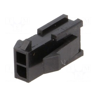 Plug | wire-board | male | MF30 | 3mm | PIN: 2 | w/o contacts | Layout: 2x1