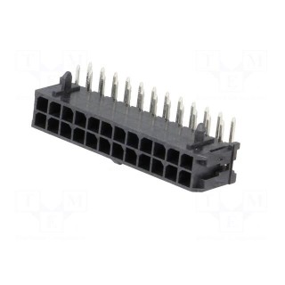 Socket | wire-board | male | Micro-Fit 3.0 | 3mm | PIN: 24 | THT | on PCBs