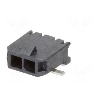 Socket | wire-board | male | Micro-Fit 3.0 | 3mm | PIN: 2 | SMT | 5A | tinned