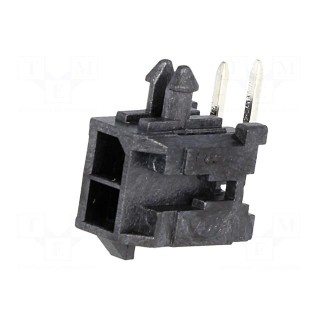 Socket | wire-board | male | Micro-Fit 3.0 | 3mm | PIN: 2 | THT | 5A | tinned