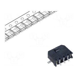 Socket | wire-board | male | Micro-Fit 3.0 | 3mm | PIN: 3 | Glow-Wire | SMT