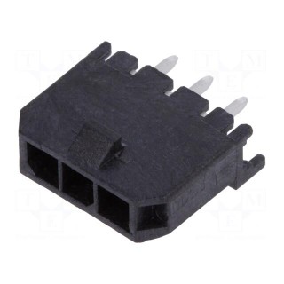 Socket | wire-board | male | Micro-Fit 3.0 | 3mm | PIN: 3 | THT | 5A | 600V