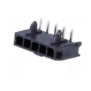 Socket | wire-board | male | Micro-Fit 3.0 | 3mm | PIN: 5 | THT | 5A | tinned